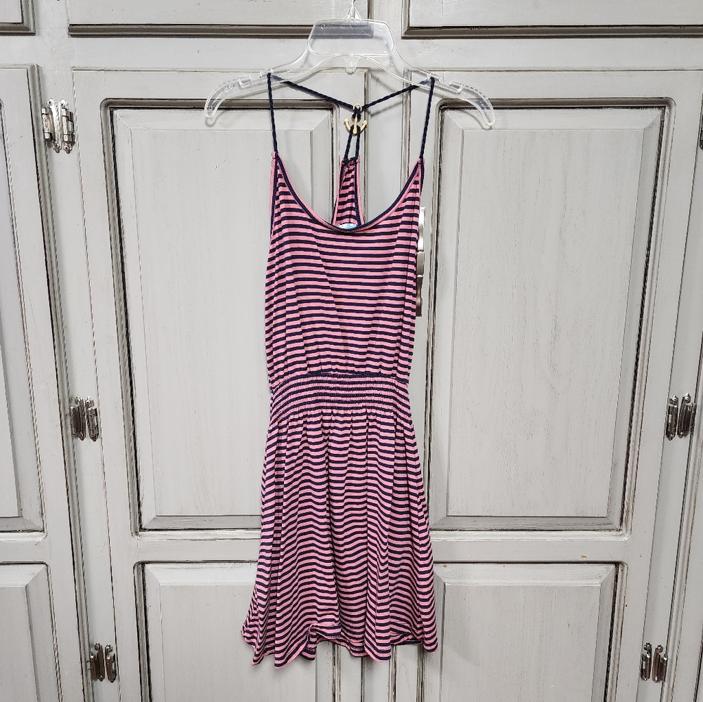 Precious striped navy-themed dress